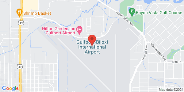Gulfport-Biloxi Global Entry Enrollment Center Map