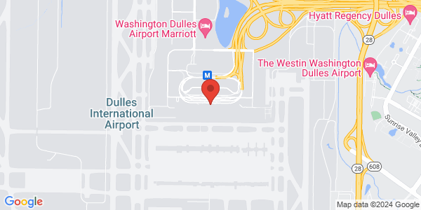 Washington Dulles International Global Entry EC Map
