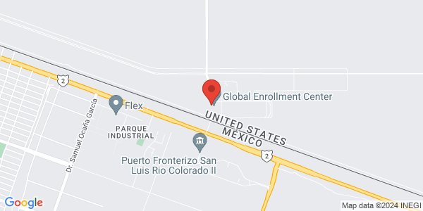 San Luis Enrollment Center Map
