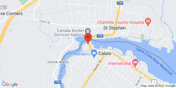 Calais Enrollment Center Map
