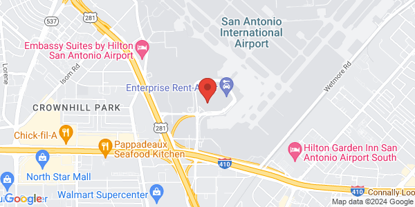 San Antonio International Airport Map